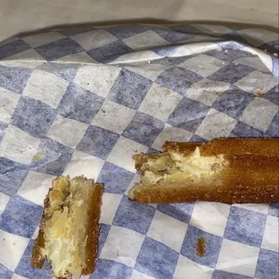 Undercooked churro