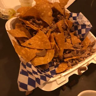 This is an example of carne asada chips.  Crap at any price