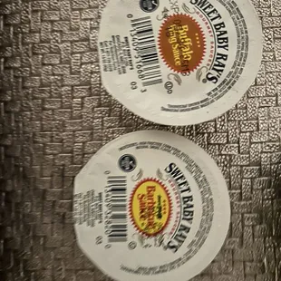 Sauces are $0.85 per cup