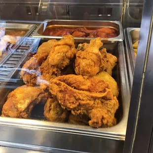 Hot crispy chicken