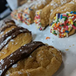 Eclairs and Cannoli&apos;s made fresh daily!