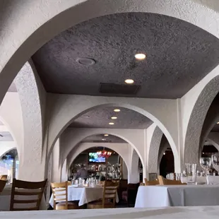 the interior of a restaurant