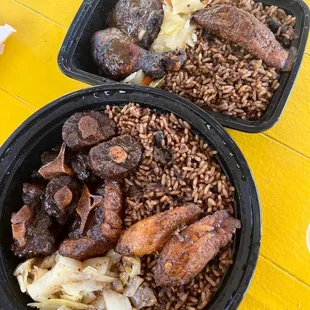 Large Jerk Chicken and Large Oxtail Meal 5/5