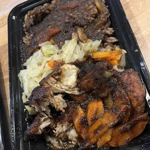 Snapper filet in brown stew