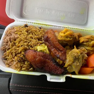 Yoooooo!!! Curry Chicken y'all!! Go get you some!!! It's soooo good!!! Much Respect!!!!