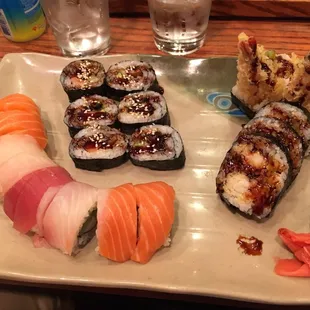 sushi, sashimi, food, sushi and sashimi