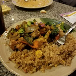 The Hibachi is serious - everything was super fresh!