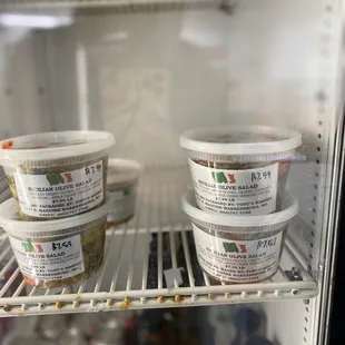 three cups of ice cream