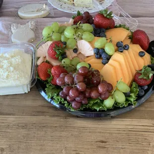 Fresh Fruit Platter (small) with Honey Lime Dip