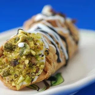 Handmade Cannoli - in the bakery.
