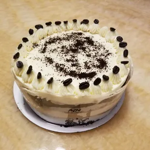 Mocha mousse cake