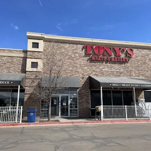 the front of the store