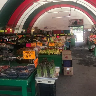 the inside of a grocery store