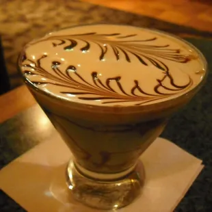 Tony&apos;s: White chocolate peppermint martini