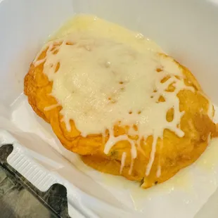 to go - Chile Relleno (sauce on side)