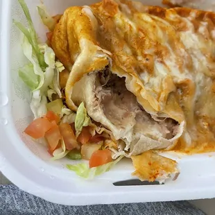 a plate of enchiladas