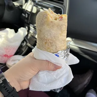 Bacon Breakfast Burrito - delish!