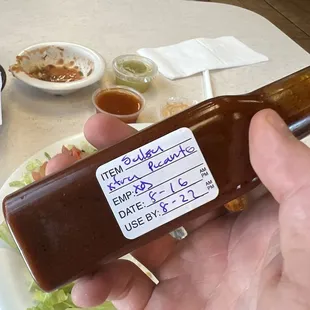 Homemade spicy sauce
