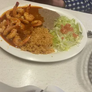 Camarones a la Diabla (Diablo shrimps)