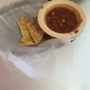 Chips and salsa we had to order more
