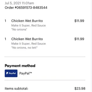 Ordered red sauce, ordered no lettuce, they ignored my request.