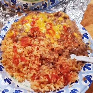 Rice and Beans were very authentic and delicious!