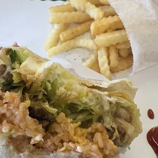 Asada burrito