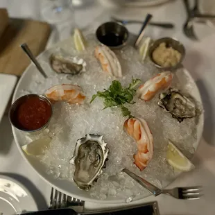 Shrimp Cocktail Featured Oysters