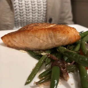 The Organic Scottish Salmon which was delicious