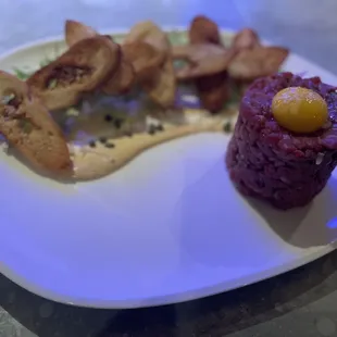 Tartare was quite bland
