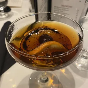 Burnt Orange Manhattan