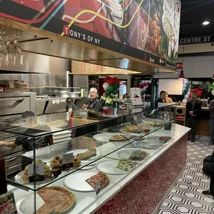 a view of the counter