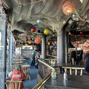 people sitting at tables