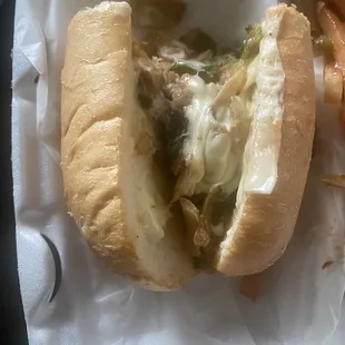 The Chicken Philly Cheese Steak Sandwich didn&apos;t have nearly enough meat.