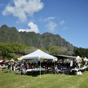 Tent Tables and chairs all by Tony's Rental