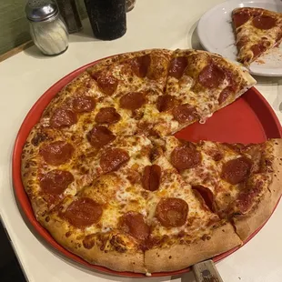 Pepperoni pizza medium