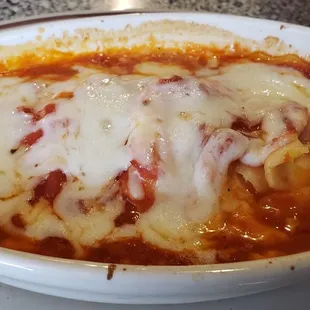 Cheese ravioli lunch special