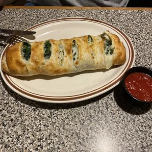 Spinach Stromboli