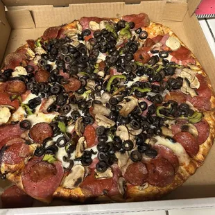 Pizza never disappoints combination Pizza.
