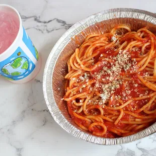 Spaghetti for the kids