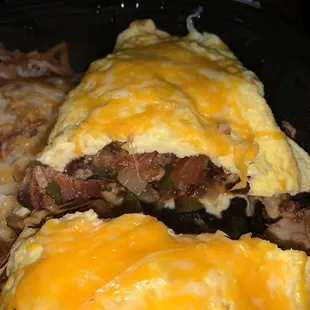 Best to-go omelette I've ever had. Ever!! Highly recommend take out if can't dine in.