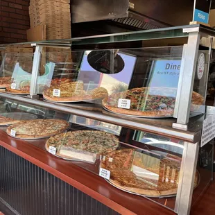 Display with several to choose from.