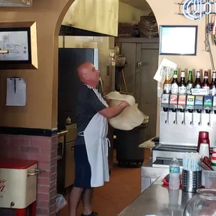 Pizza flipping !!!