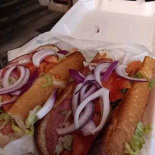 This pic does not do justice to the sub. This sub was enormous.
