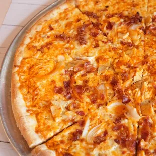 Buffalo chicken pizza