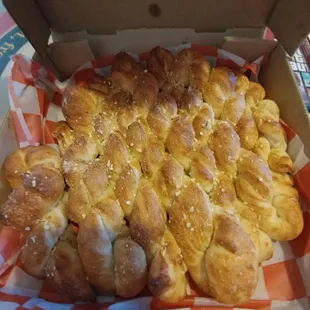 Bread sticks are yummy