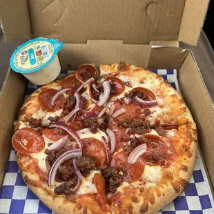 Small Pepperoni /Onion / Bacon