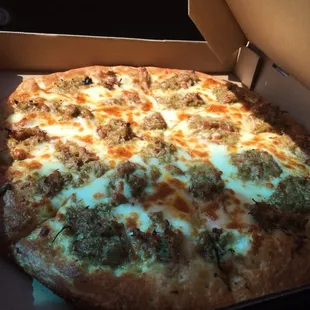 Someone else's chili verde pizza