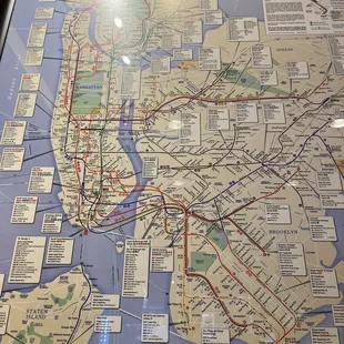 Loved the NYC subway map. Brought back memories of when I would explore the city.