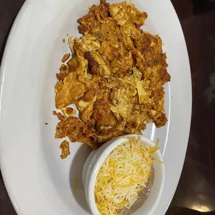 Chorizo and eggs